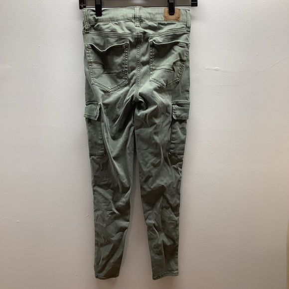 American Eagle Outfitters Size 2 Hi-Rise Olive Jeggings. Preloved - Picture 4 of 8